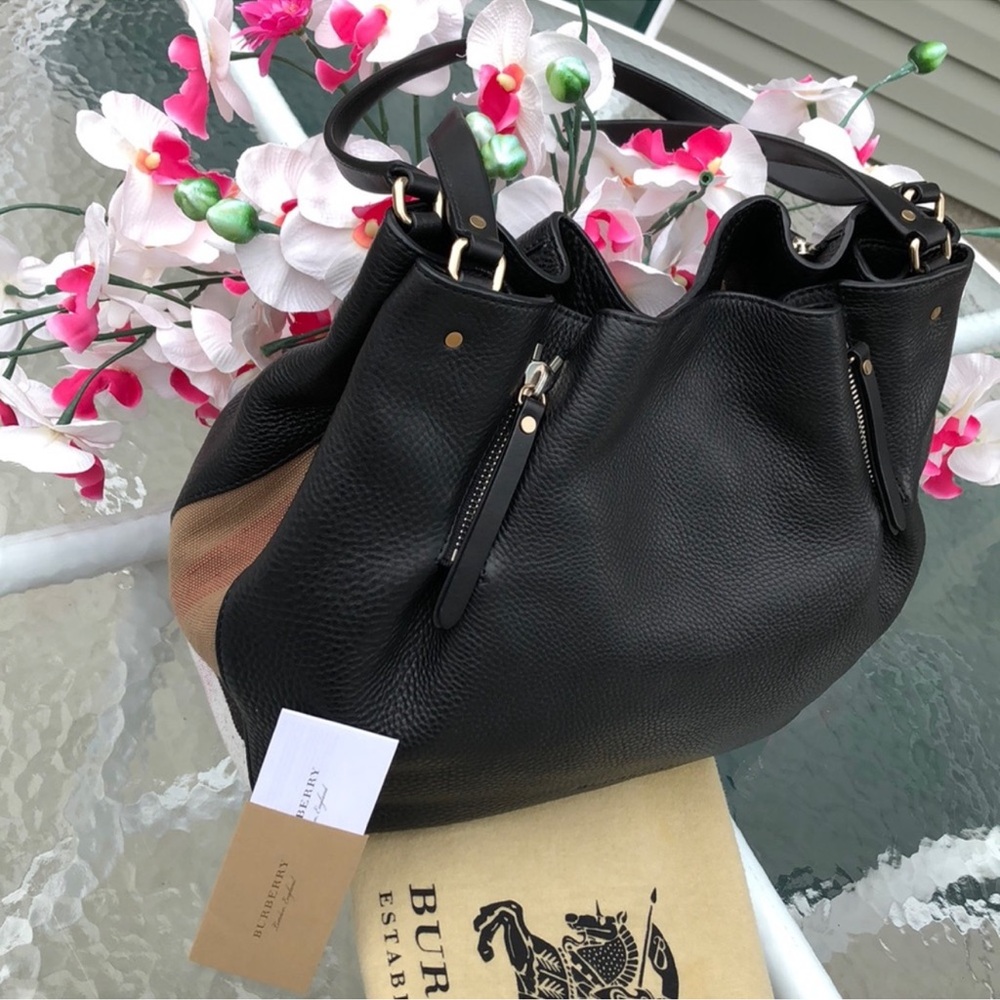 Authentic Burberry Leather Bag
